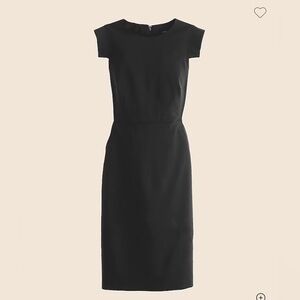 NWOT J.Crew Size 6 Resume Dress - Black